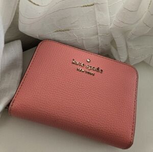 Kate Spade Leather Pink Wallet Poppy
